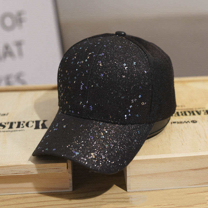 Mesh Sequin Baseball Cap