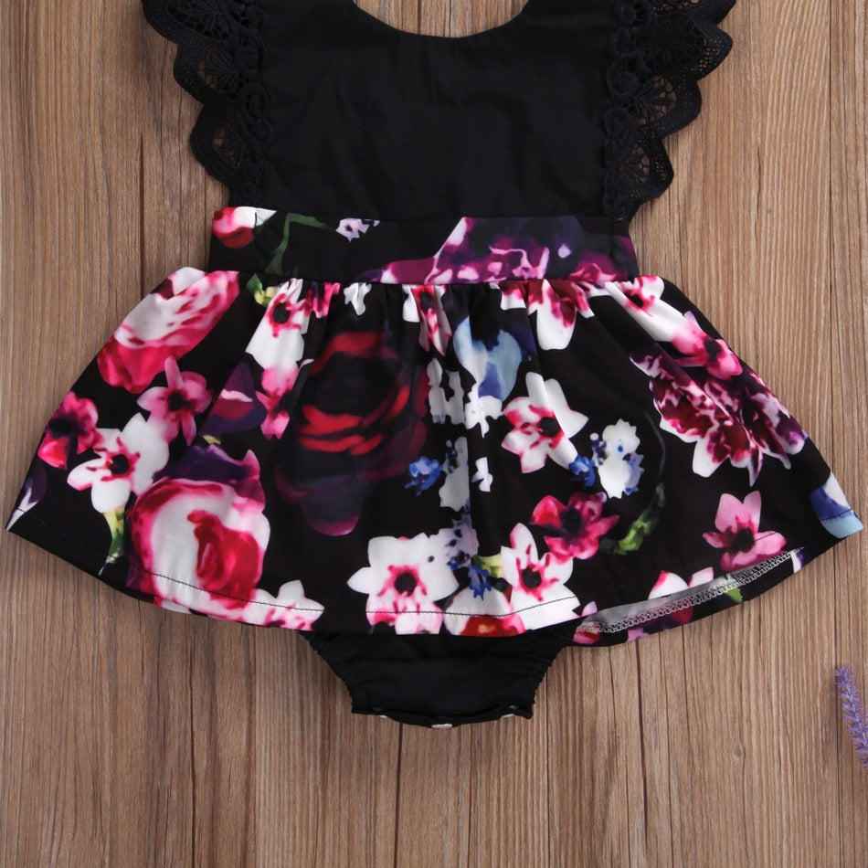Toddler Floral Dress w/ Headband 12-36M