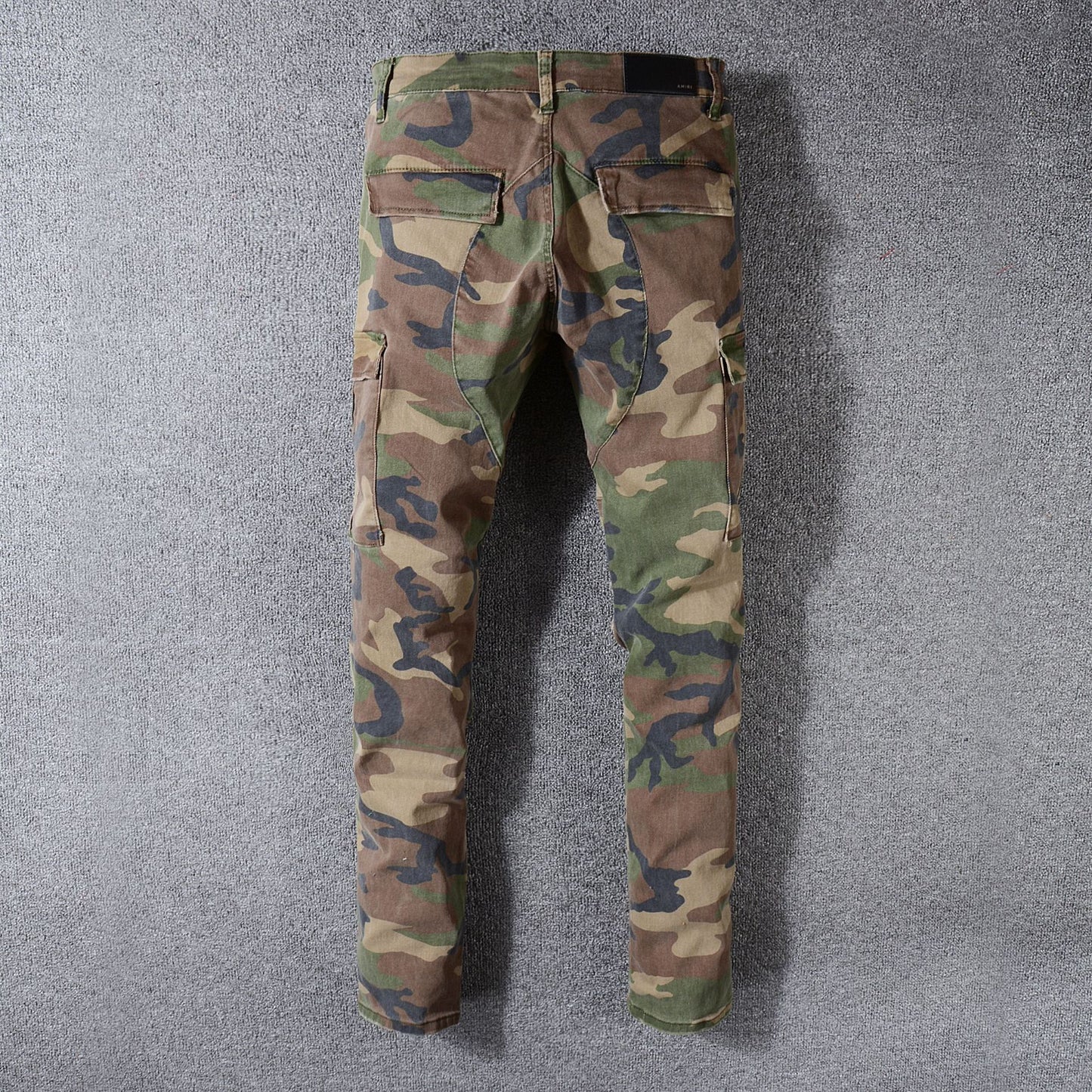 Camo Ripped Pants For Men