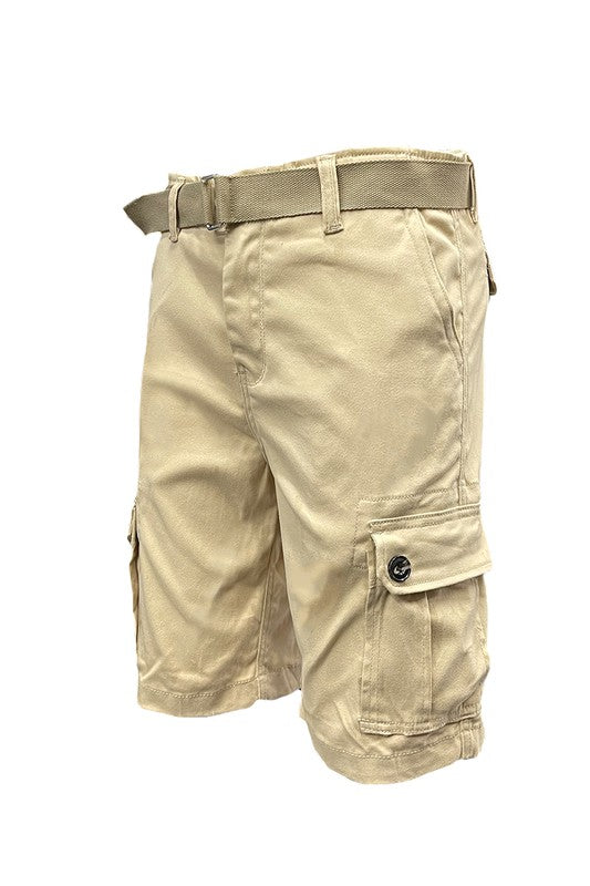 Weiv Belted Cargo Shorts