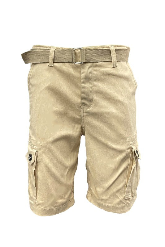 Weiv Belted Cargo Shorts