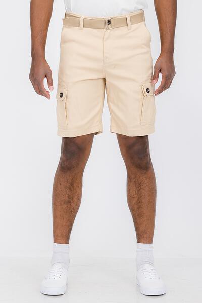 Weiv Belted Cargo Shorts