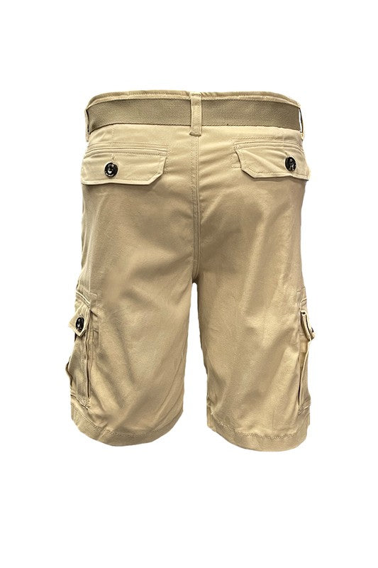 Weiv Belted Cargo Shorts