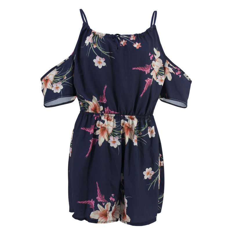 Floral Print Romper