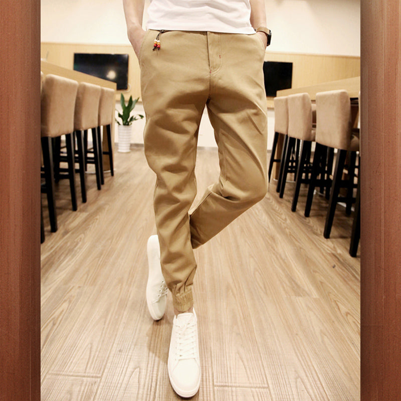 Light Weight Straight-Leg Pants