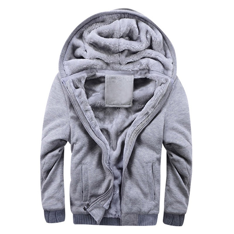 Big & Tall Fleece Zip Front Jacket