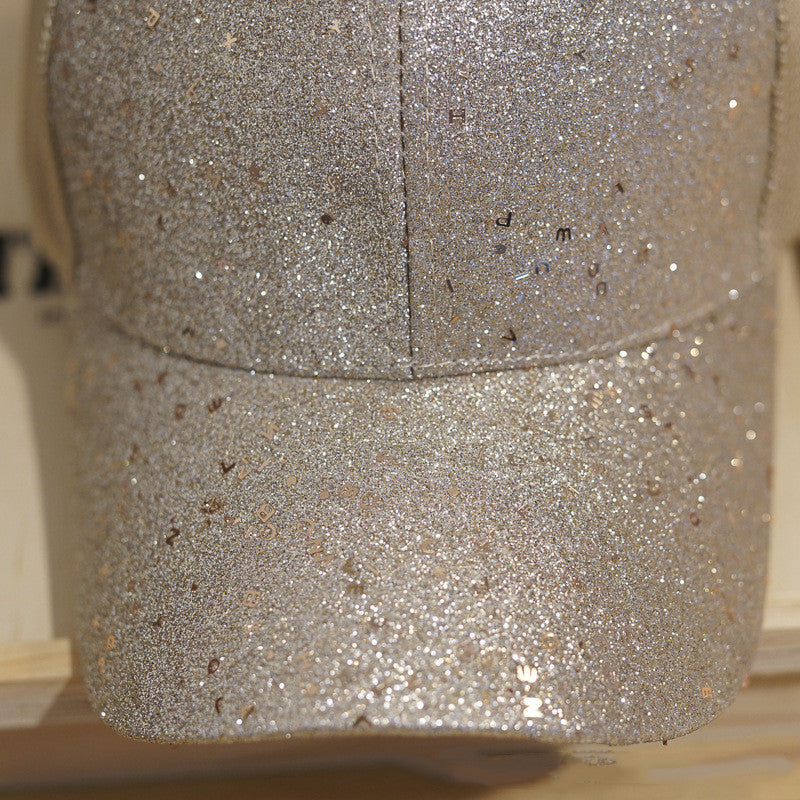 Mesh Sequin Baseball Cap