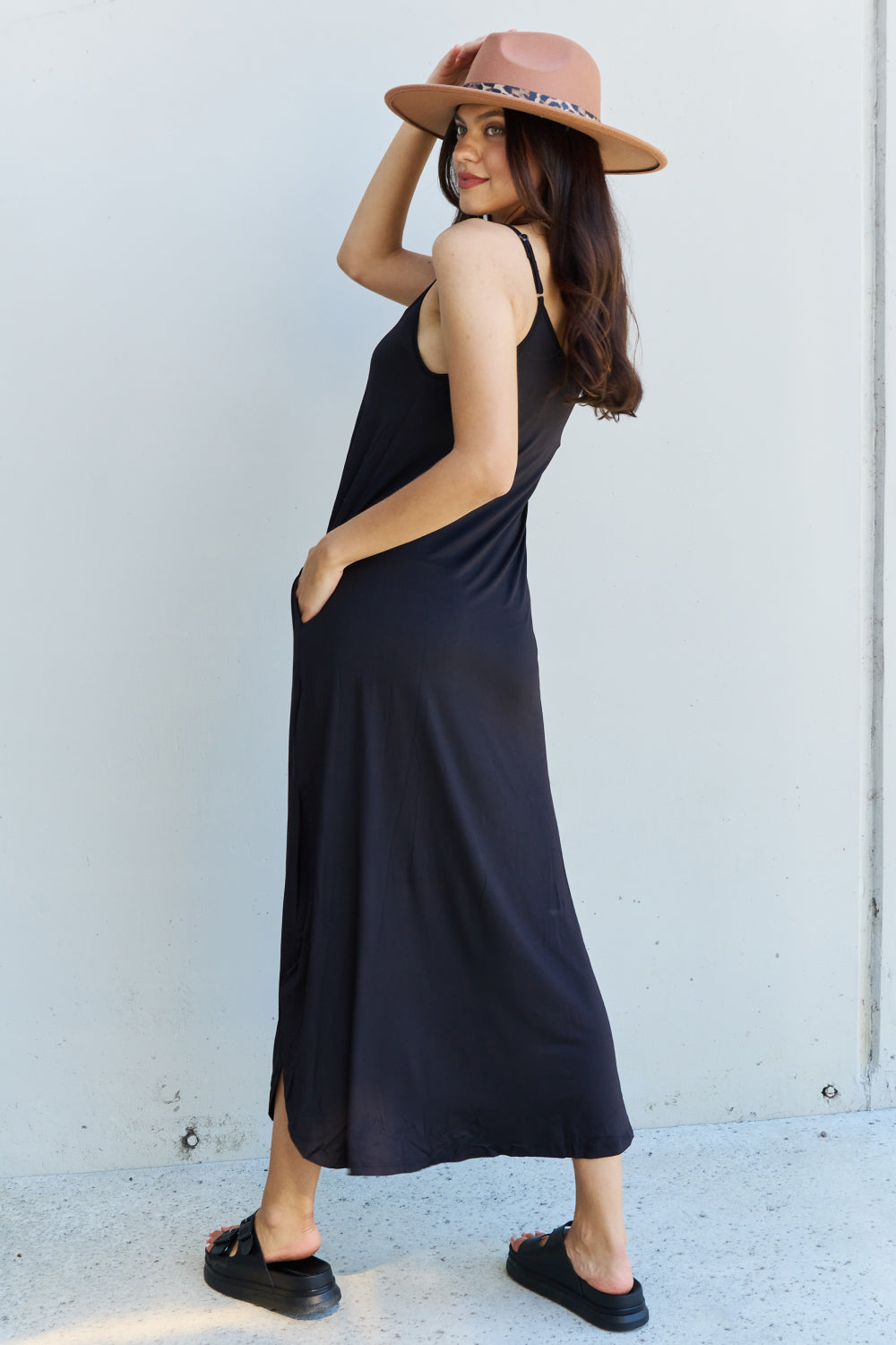 Ninexis Good Energy Cami Side Slit Maxi Dress